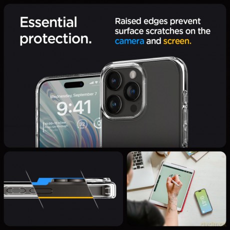 Spigen nakładka Ultra Hybrid do iPhone 15 Pro Max 6,7" Frost Clear