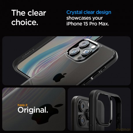 Spigen nakładka Ultra Hybrid do iPhone 15 Pro Max 6,7" matowa czarna