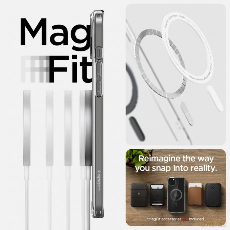 Spigen nakładka Ultra Hybrid Mag Magsafe do iPhone 15 6,1" Carbon Fiber