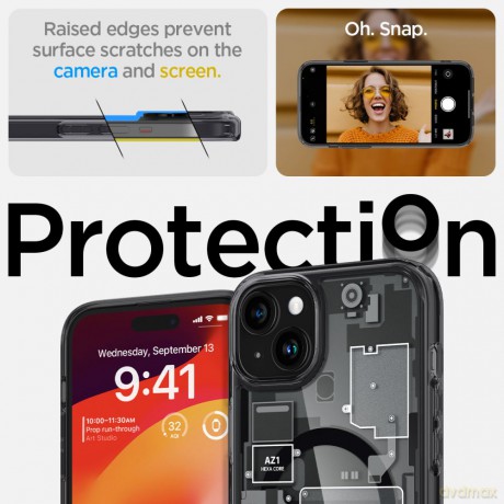 Spigen nakładka Ultra Hybrid Mag Magsafe do iPhone 15 6,1" Zero One