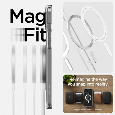 Spigen nakładka Ultra Hybrid Mag Magsafe do iPhone 15 Plus 6,7" biała