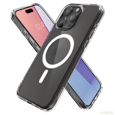 Spigen nakładka Ultra Hybrid Mag Magsafe do iPhone 15 Pro 6,1" Frost Clear