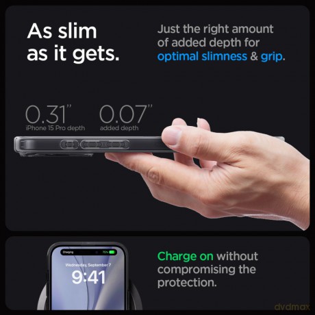 Spigen nakładka Ultra Hybrid Mag Magsafe do iPhone 15 Pro 6,1" Zero One