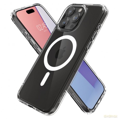 Spigen nakładka Ultra Hybrid Mag Magsafe do iPhone 15 Pro Max 6,7" biała