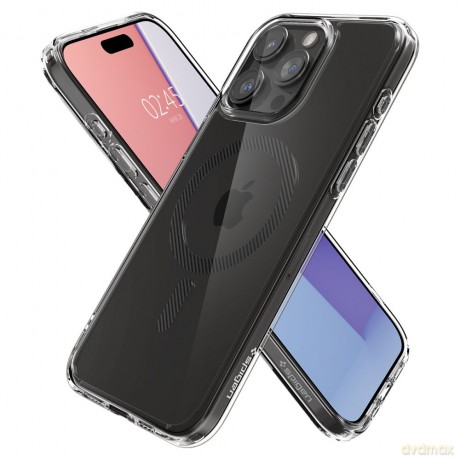 Spigen nakładka Ultra Hybrid Mag Magsafe do iPhone 15 Pro Max 6,7" Carbon Fiber