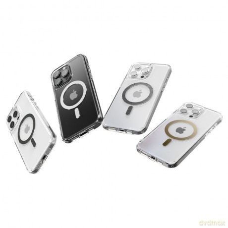 Spigen nakładka Ultra Hybrid Mag Magsafe do iPhone 15 Pro Max 6,7" Frost Clear