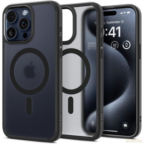 Spigen nakładka Ultra Hybrid Mag Magsafe do iPhone 15 Pro Max 6,7" Frost czarna