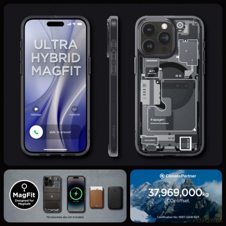 Spigen nakładka Ultra Hybrid Mag Magsafe do iPhone 15 Pro Max 6,7" Zero One