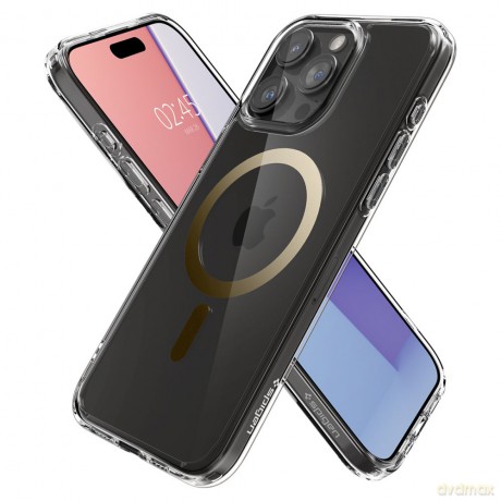 Spigen nakładka Ultra Hybrid Mag Magsafe do iPhone 15 Pro Max 6,7" złota