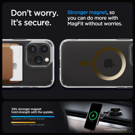 Spigen nakładka Ultra Hybrid Mag Magsafe do iPhone 15 Pro Max 6,7" złota