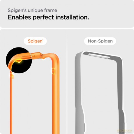 Spigen szkło hartowane ALM GLASS FC 2-PACK do iPhone 15 Pro Max 6,7" czarna