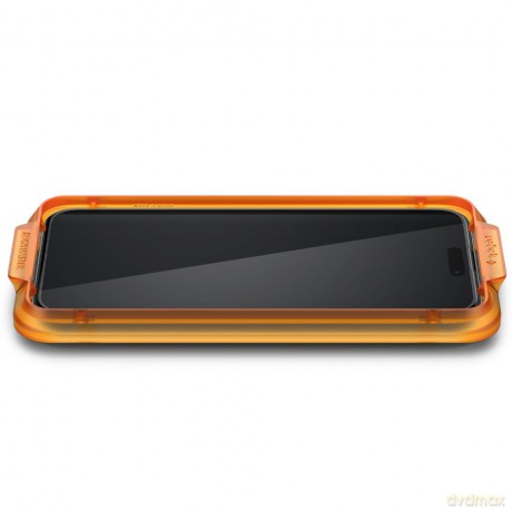 Spigen szkło hartowane ALM GLASS FC 2-PACK do iPhone 15 Pro Max 6,7" czarna