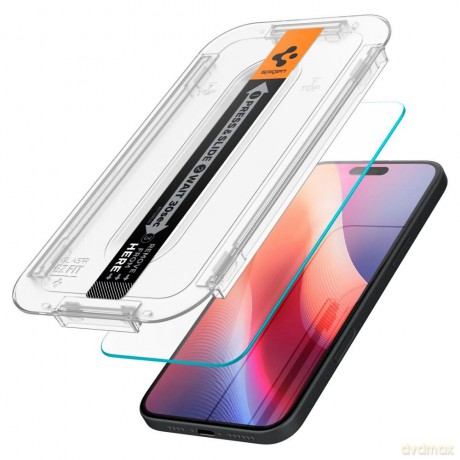 Spigen szkło hartowane GLAS.TR "EZ FIT" do iPhone 15 6,1" Clear
