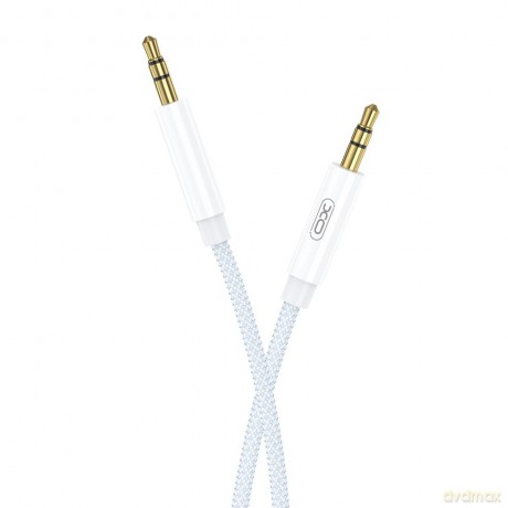 XO kabel audio NB-R211C jack 3,5mm - jack 3,5mm 1,0 m biało-niebieski