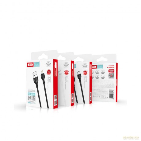 XO kabel NB200 USB - USB-C 1,0m 2.1A czarny