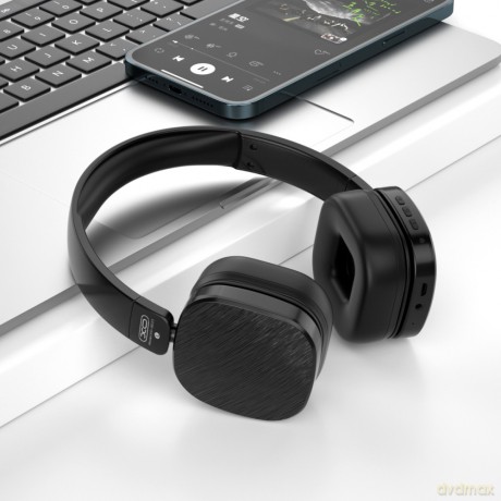 XO Słuchawki Bluetooth BE23 czarne nauszne