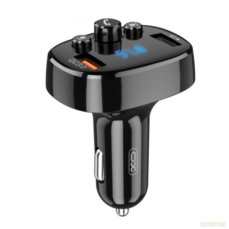 XO transmiter FM BCC03 Bluetooth MP3 ładowarka samochodowa 18W czarna