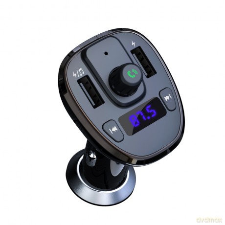 XO transmiter FM BCC05 Bluetooth MP3 ładowarka samochodowa 18W czarna