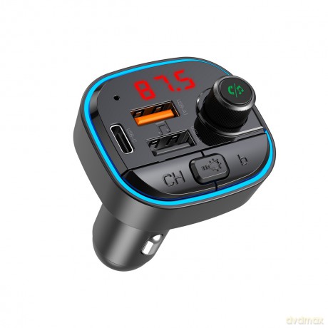 XO transmiter FM BCC11 Bluetooth MP3 ładowarka samochodowa 3,1A czarna