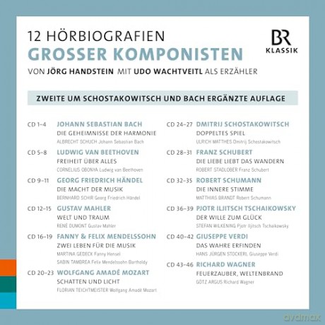 Wachtveitl: 12 Hörbiografien Grosser Komponisten [46CD]