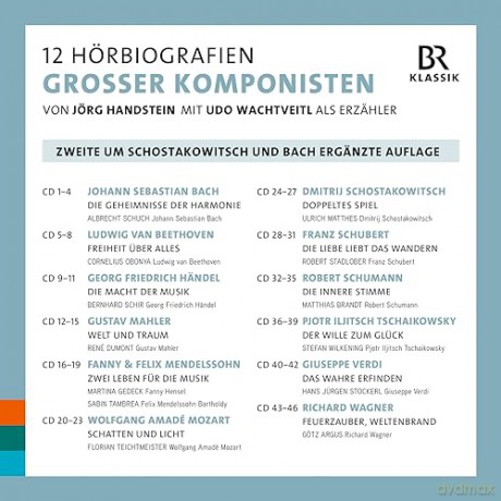 Wachtveitl: 12 Hörbiografien Grosser Komponisten [46CD]
