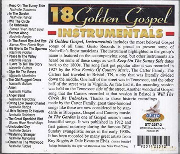 18 Golden Gospel Instrumentals [CD]