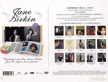 Birkin,Jane: 1969-2022 (18cd+Dvd) [19CD]