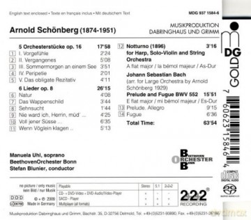 Uhl,Manuela: 5 Orchesterstücke Op.16/6 Lieder Op.8/+ [CD]