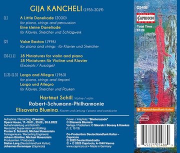 Schill: A Little Daneliade, Valse Boston [CD]