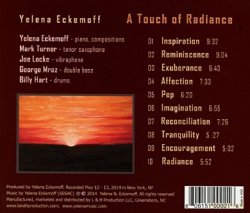 Eckemoff,Yelena Quintet: A Touch Of Radiance [CD]