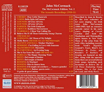 Mccormack,John: Acoustic Recordings 1910-11 [CD]