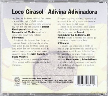 Loco Girasol: Adivina Adivinadora (Kuba) [CD]