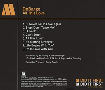 DeBarge: All This Love [CD]