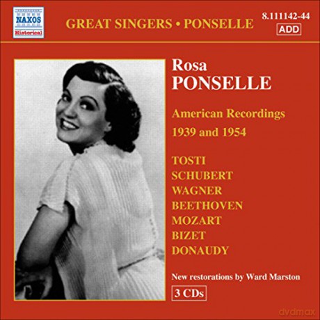 Ponselle,Rosa: American Recordings 1939+1954 [3CD]