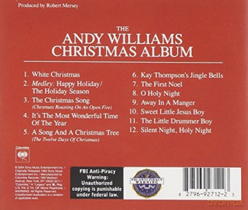 Andy Williams: Andy Williams Christmas Album [CD]