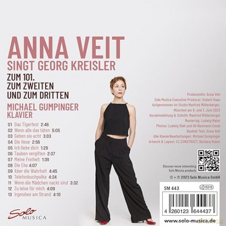 Veit: Anna Veit Singt Georg Kreisler [CD]