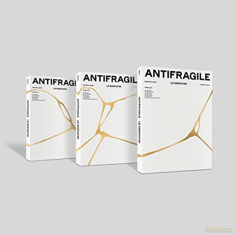 Le Sserafim: Antifragile - Random Cover - Incl. 112pg Booklet, Photo Card, Postcard, Sticker, 3 Antifragile Stickers + Poster [CD]
