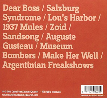 Castel van Damme Quartet: Argentinian Freakshows [CD]