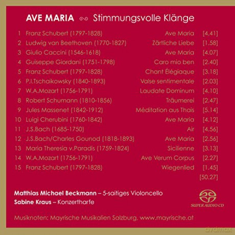 Beckmann,Matthias Michael: Ave Maria-Cello Und Harfe [CD]
