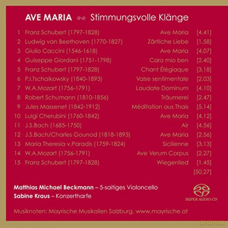 Beckmann,Matthias Michael: Ave Maria-Cello Und Harfe [CD]