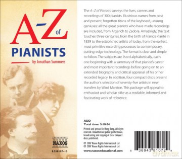 A-Z Of Pianists [4CD]