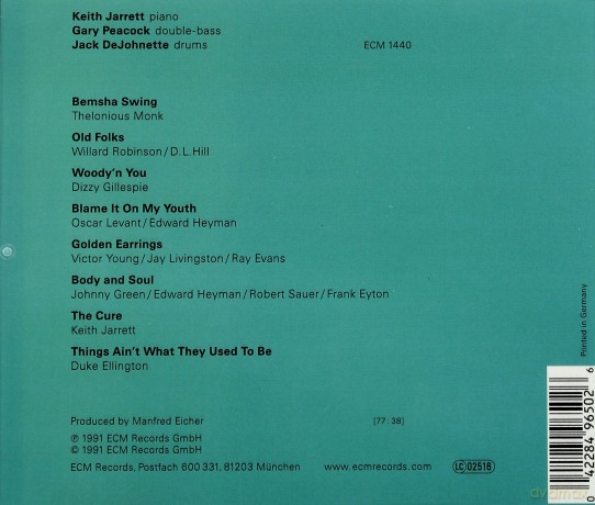 Jarrett,Peacock,Dejohnette: The Cure [CD]