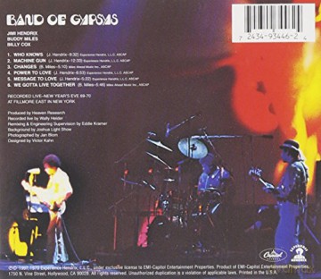 Jimi Hendrix: Band Of Gypsys (Remastered) [CD]