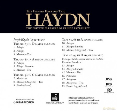 Finnish Baryton Trio: Baryton-Trios [CD]