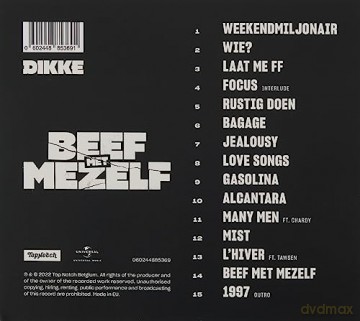 Dikke: Beef Met Mezelf [CD]