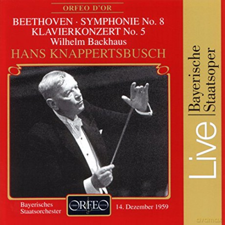 Backhaus: Beethoven Klavierkonzert 5 Und Sinfonie 8 Knap [CD]