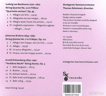 Stuttgarter Kammerorchester: Beethoven/Brahms/Schoenberg [CD]