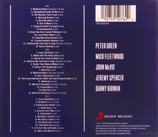 Fleetwood Mac: Before The Beginning-1968-1970 Rare Live & Demo [3CD]