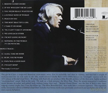Charlie Rich: Behind Closed Doors [CD]