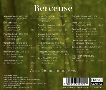 Genuishene,Anna: Berceuse [CD]